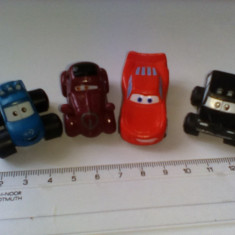 bnk jc Disney Pixar Cars - lot 4 figurine