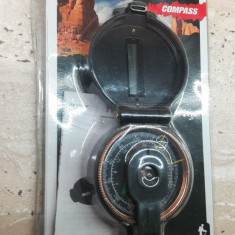 Busola REDCUFFS Compass - Lensatic Compass with Cover and Viewer