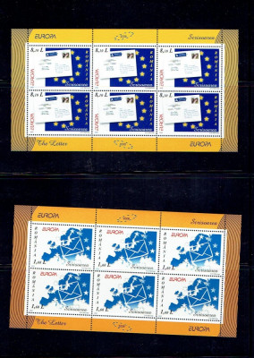 Romania 2008 - 6294/5 klbg - europa scrisoarea foto