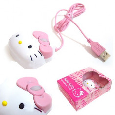 Mouse Optic Hello Kitty 100% nou. Cadoul perfect pentru fetite foto
