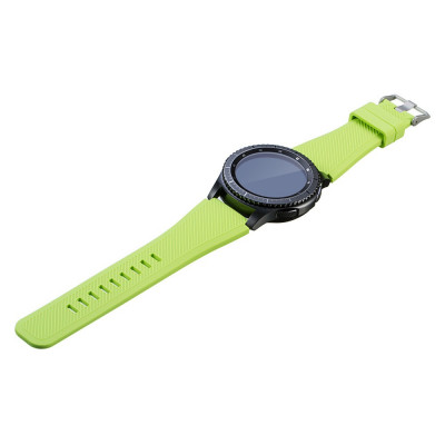 Curea silicon 22mm pt smartwatch Samsung Gear S3 Frontier Watch 46mm VERDE foto