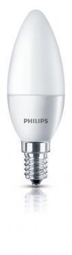 Bec Led Philips 40W B35 E14 WW lumina calda foto mare Bec Led Philips 40W B35 E14 WW lumina calda foto mare