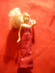 Papusa tip Barbie prod. Mattel China ,tinuta seara ,h= 13,2 cm foto