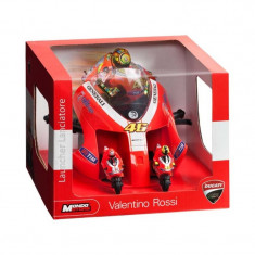 Mondo Motors Set lansator cu 2 motociclete Ducati Valentino Rossi foto