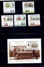 Romania 2011 - tramvaie electrice - 6373/7+bl. 450 foto