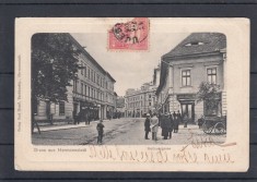 SIBIU SALUTARI DIN SIBIU STRADA CISNADIEI MAGAZINE CLASICA TCV CIRCULATA 1903