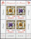 MONACO 2006, Flora, serie neuzata, MNH, Nestampilat