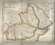 HARTA MOLDOVA SI TARA ROMANEASCA - 1822 (Charte von der Moldau und Walachey) foto