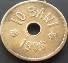 Moneda 10 Bani - ROMANIA, anul 1906 *cod 4818 foto