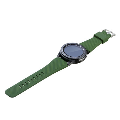 Curea silicon 22mm pt smartwatch Samsung Galaxy Gear S3 Classic Frontier VERDE foto