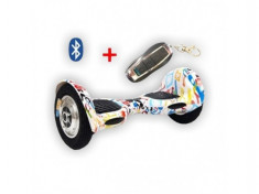 Hoverboard Extreme Balance Graffiti Off Road 10 inch foto