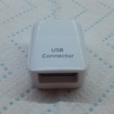 Adaptor micro USB tata - USB mama, marca Samsung, NOU, Sigilat, Nefolosit