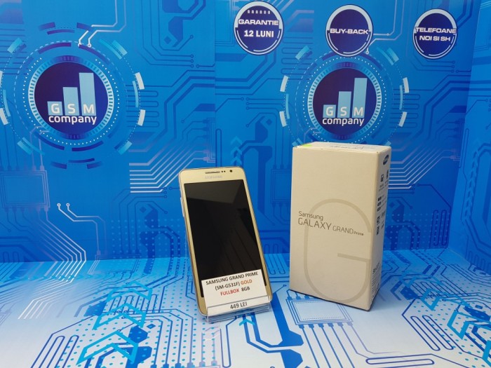 Samsung Galaxy Grand Prime G531F Gold FACTURA+GARANTIE Fullbox foto mare Samsung Galaxy Grand Prime G531F Gold FACTURA+GARANTIE Fullbox foto mare