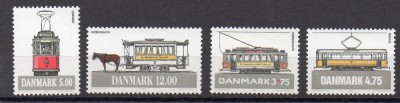 DANEMARCA 1994, Transporturi, serie neuzată, MNH foto