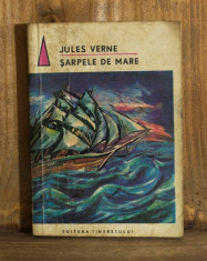 Carte - Sarpele de mare - Jules Verne ( Editura Tineretului, anul 1969 ) #479 foto