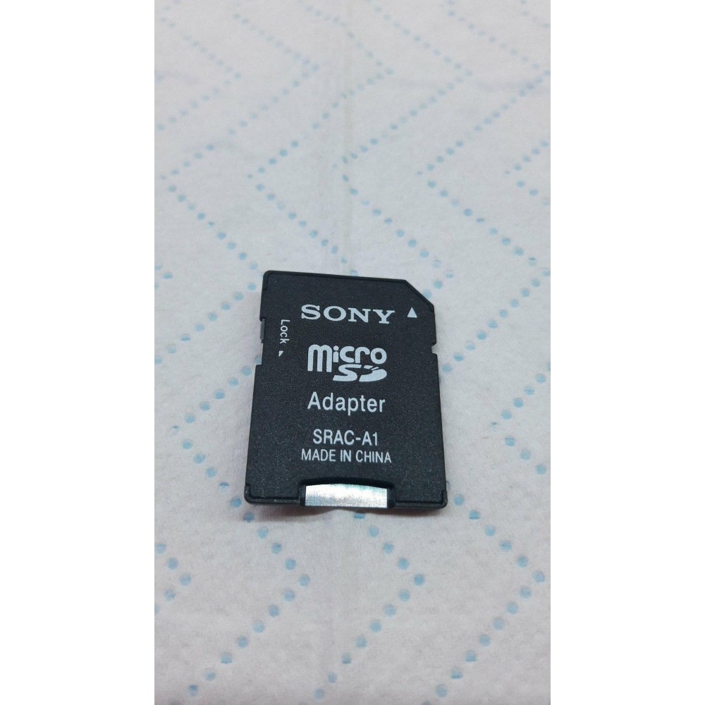 Adaptor card original SONY micro SD > SD cu functie LOCK, nou