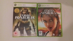 LOT 2 Jocuri Tomb Raider Underworld + Legend - XBOX 360 [Second hand] foto