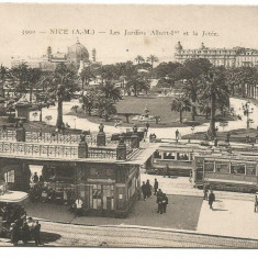(A1) carte postala-FRANTA-Nice-Les Jardins Albert I