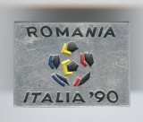 CAMPIONATUL MONDIAL DE FOTBAL DIN italia 1990 - Insigna Sport - Romania