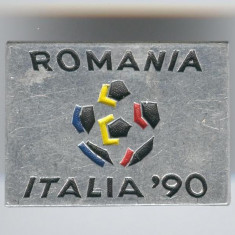 CAMPIONATUL MONDIAL DE FOTBAL DIN italia 1990 - Insigna Sport - Romania