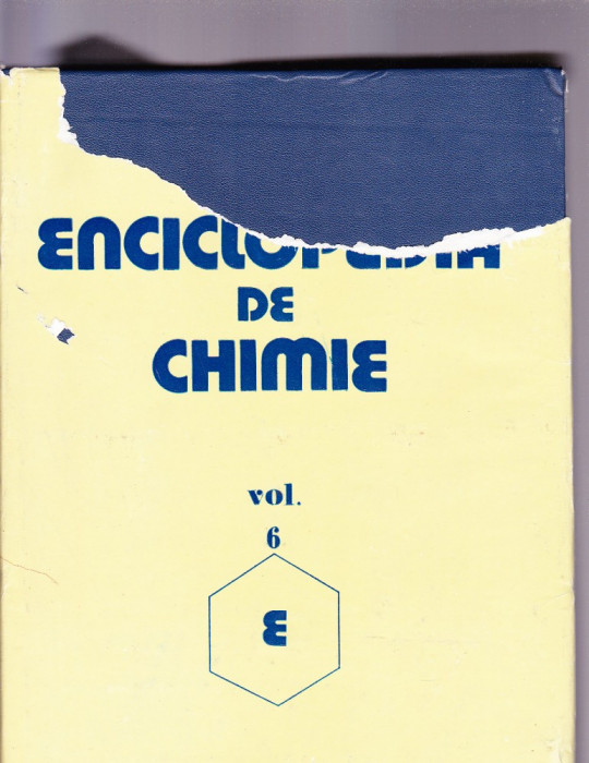 ENCICLOPEDIE DE CHIMIE -VOL 6 -E