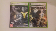 LOT 2 Jocuri Timeshift + Frontlines - XBOX 360 [Second hand] foto