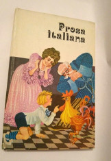 Carte pentru copii, in limba italiana, Prosa Italiana, Ed Didadtica si Ped 1977 foto