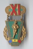 CAMPIONATELE INTERNATIONALE ROMANIA 1958 - MINI - SUPERBA Insigna SPORT