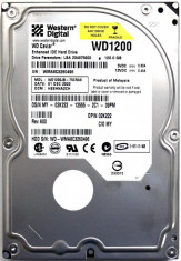 Hard-disk WD 120 GB-Caviar, Sata2, 7200 rpm, 8MB, NOU, 36 zile, 100% health P170 foto