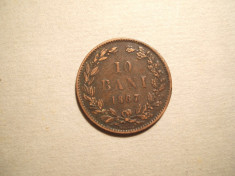 10 BANI 1867 PATINA foto