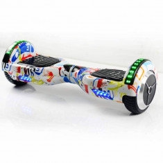 Hoverboard Junior Graffiti 6.5 inch cu lumini zi /noapte. foto