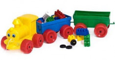 Trenulet cu lego Huby Toys foto