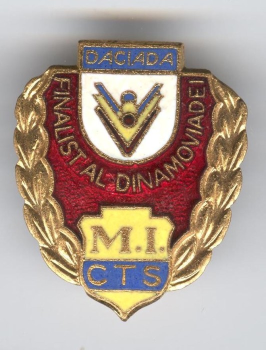 MINISTERUL de INTERNE - FINALIST al DINAMOVIADEI - DACIADA Insigna 1970 Rara foto mare MINISTERUL de INTERNE - FINALIST al DINAMOVIADEI - DACIADA Insigna 1970 Rara foto mare