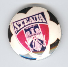 FOTBAL CLUB STEAUA BUCURESTI - Insigna 3.5 cm foto