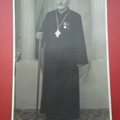 Fotografie preot cu decoratii militare, Nicolae N Gheorghiu