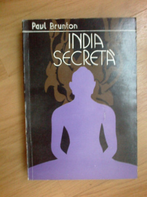d9 India Secreta - Paul Brunton foto