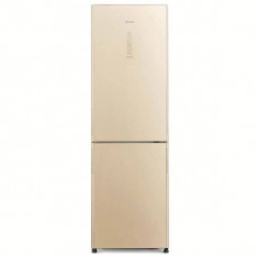 Combina frigorifica Hitachi R-BG410PRU6X(GBE) 330 L Clasa A++ No Frost Sticla beige foto