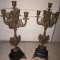 Set de 2 superbe sfeșnice cu 5 brațe in stilul Baroc din antimoniu