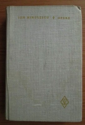 Ion Minulescu - Opere, volumul 4. Publicistica foto
