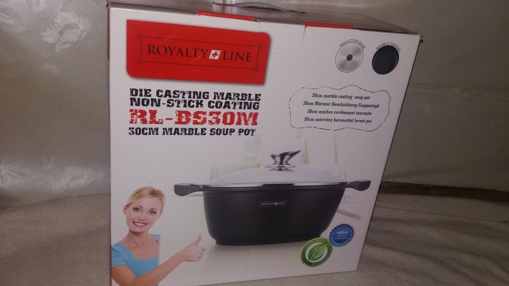 Royalty Line® Braadpan - Kookpan Met Deksel - 4.3 L / 26 cm - Niet