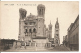(A1) carte postala-FRANTA-Lyon-N.-D.de Fourviere-C.B., Necirculata, Printata