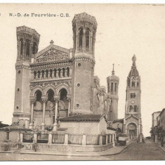 (A1) carte postala-FRANTA-Lyon-N.-D.de Fourviere-C.B.