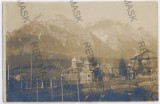 2428 - PREDEAL, Brasov, panorama - old postcard, real PHOTO, CENSOR - used 1918, Circulata, Fotografie