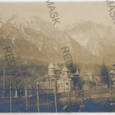 2428 - PREDEAL, Brasov, panorama - old postcard, real PHOTO, CENSOR - used 1918