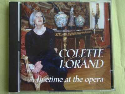 COLETTE LORAND - A Livetime At The Opera - 2 C D Originale ca NOI foto