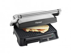 Gratar electric Bestron ASW118 Panini Grill 2000W Argintiu foto