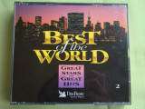 BEST OF THE WORLD - Great Stars Great Hits - 2 C D Originale ca NOI