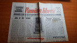 Ziarul romania libera 4 martie 1990-art. despre revolutie-intercontinental 21/22
