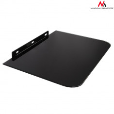 Suport din Sticla Tip Raft pentru Televizor TV, DVD Player sau Receptor Satelit, Capacitate 10Kg, Dimensiuni 35x25cm foto