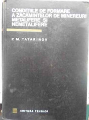 Conditiile De Formare A Zacamintelor De Minereuri Metalifere - P.m. Tatarinov ,411420 foto